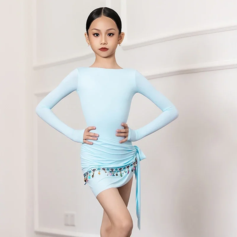Kids Chacha Samba Latin Dance Costumes Girls Latin Dance Competition Clothing Kids Rumba Performance Dancing Clothes DW10403
Kids Chacha Samba Latin Dance Costumes Girls Latin Dance Competition Clothing Kids Rumba Performance Dancing Clothes DW10403
