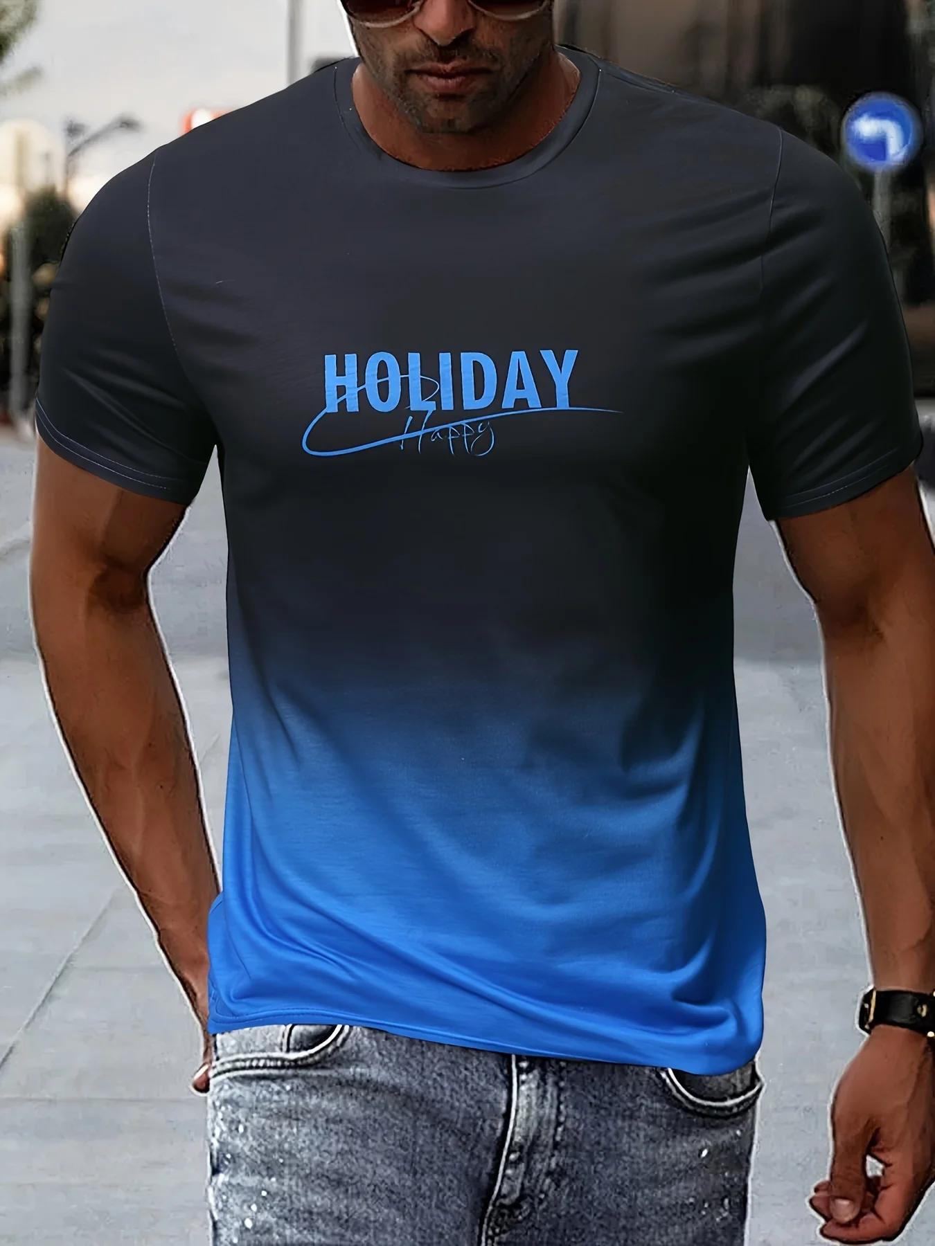 2024 "HOLIDAY" Pattern 3D Print Men's Comfortable Gradual Change T-shirt pattern T-shirt Men's Summer Outdoor Clothing Men's Top
2024 "HOLIDAY" Pattern 3D Print Men's Comfortable Gradual Change T-shirt pattern T-shirt Men's Summer Outdoor Clothing Men's Top