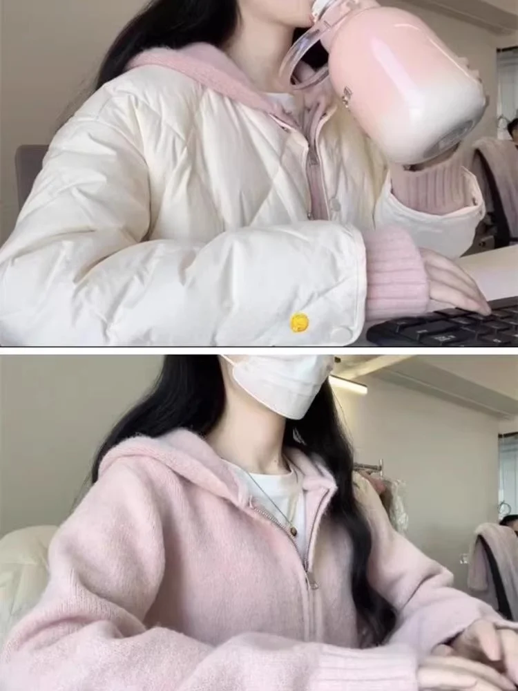 Winter Faionable Women's Hat Sweater Cotton Jaet Set Beautiful Layering Large Size Clothes Korean Sle Ensemble
Winter Faionable Women's Hat Sweater Cotton Jaet Set Beautiful Layering Large Size Clothes Korean Sle Ensemble