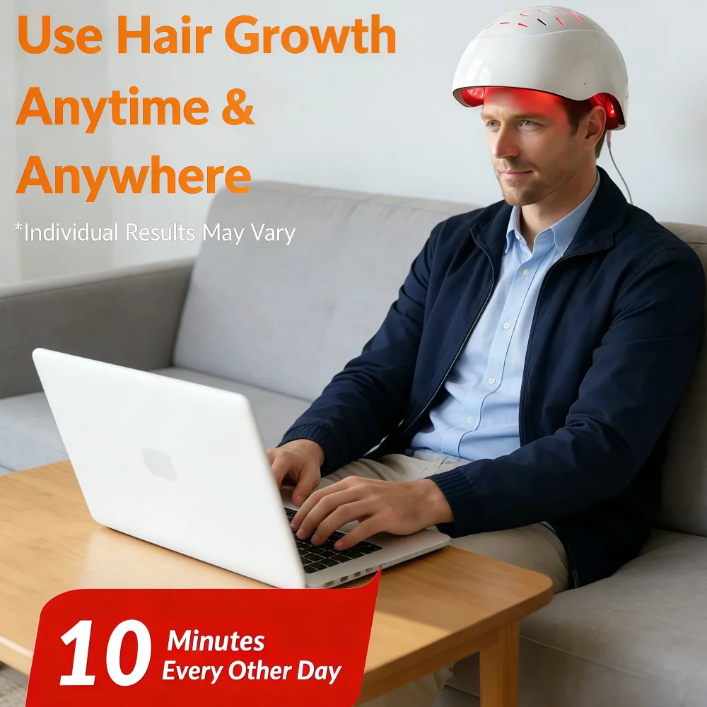 Advanced 6750mW LLLT Device for Hair Loss, 300 Diodes Laser Hair Growth Helmet 650nm Red Light Therapy Cap Anti-Thinning
Advanced 6750mW LLLT Device for Hair Loss, 300 Diodes Laser Hair Growth Helmet 650nm Red Light Therapy Cap Anti-Thinning
