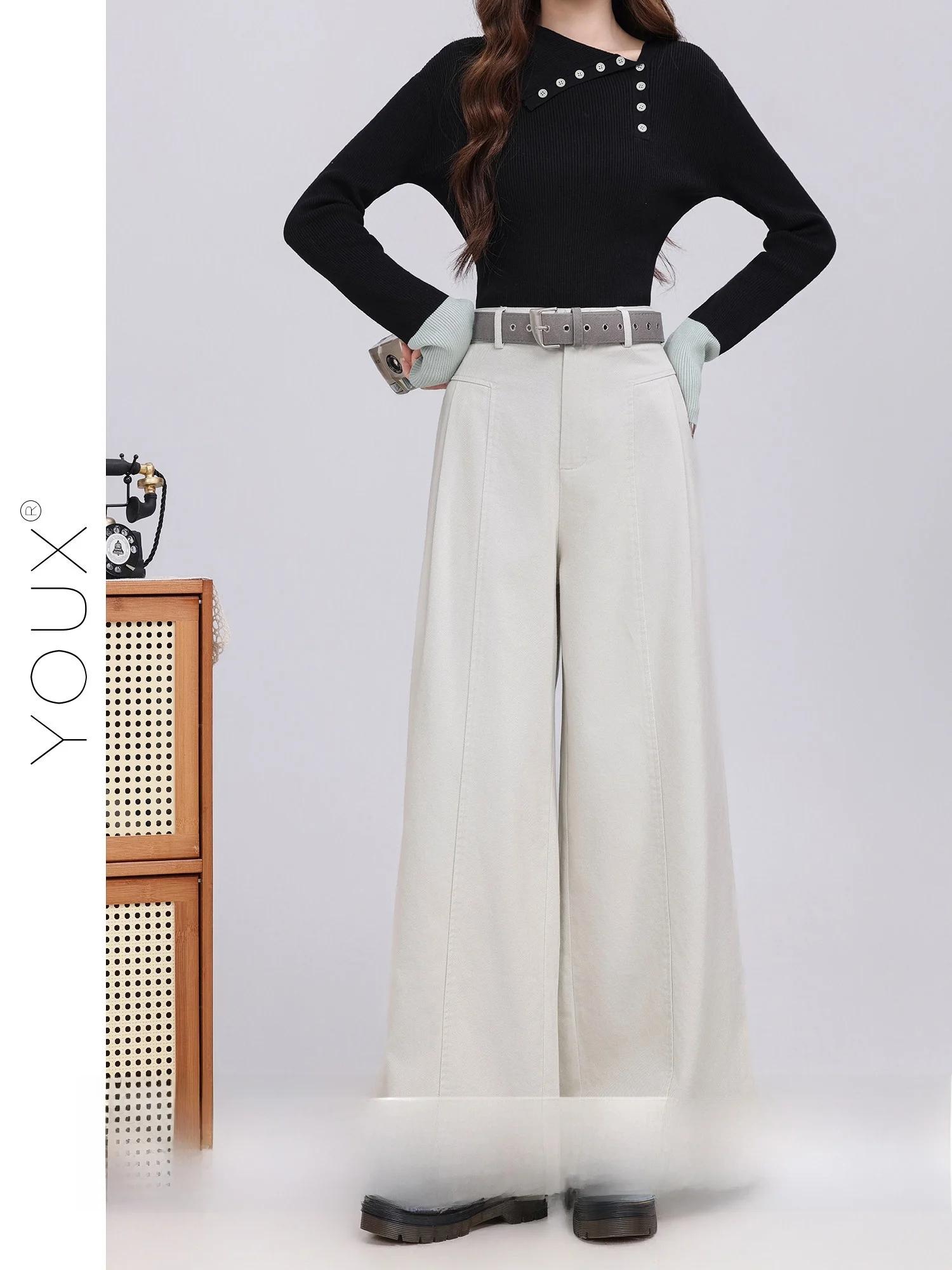 Casual Wide Leg Pants Women's High Waist Straight Cut Spring 2026 Commute New Sle Korean Sle Versatile Casual Trousers
Casual Wide Leg Pants Women's High Waist Straight Cut Spring 2026 Commute New Sle Korean Sle Versatile Casual Trousers
