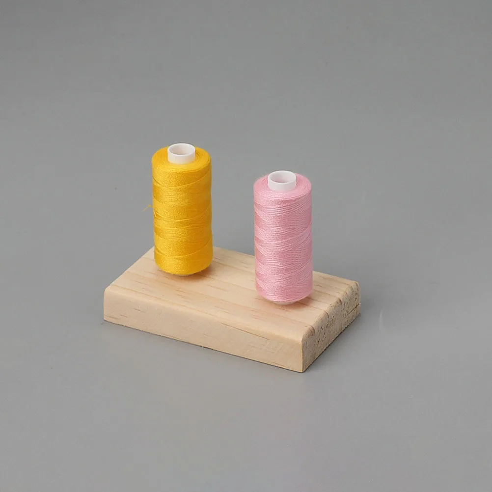 2Pcs Wooden Spool Stand Thread Organizer Sewing Thread Holder Embroidery Floss Bobbins Storage Rack Durable Craft Tool 
2Pcs Wooden Spool Stand Thread Organizer Sewing Thread Holder Embroidery Floss Bobbins Storage Rack Durable Craft Tool