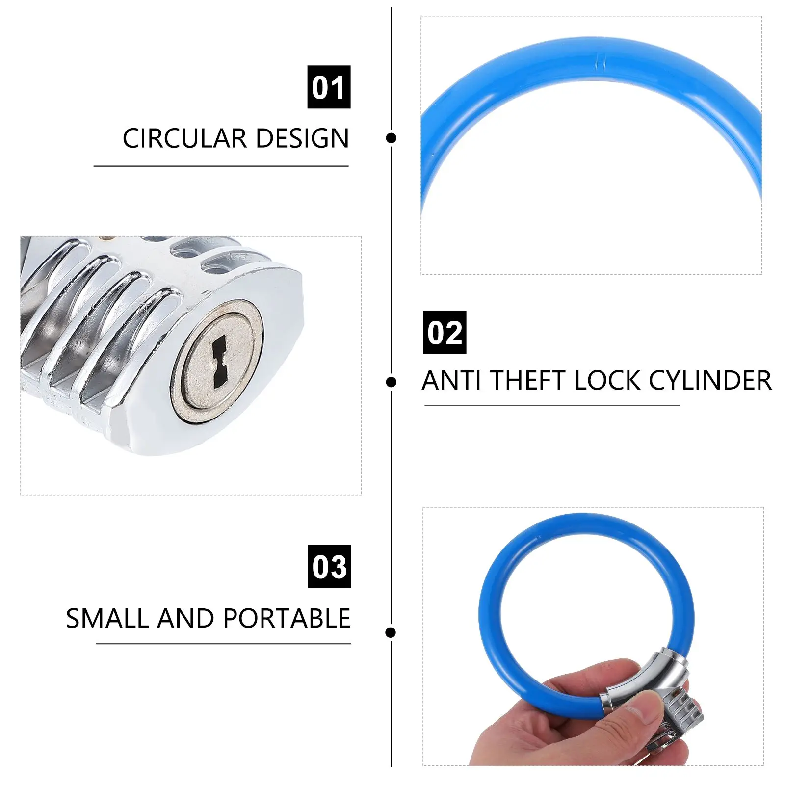 Mini Ring Lock Bike Security Thickened Bicycle Alloy Anti-theft Zinc Cycling Shaped
Mini Ring Lock Bike Security Thickened Bicycle Alloy Anti-theft Zinc Cycling Shaped