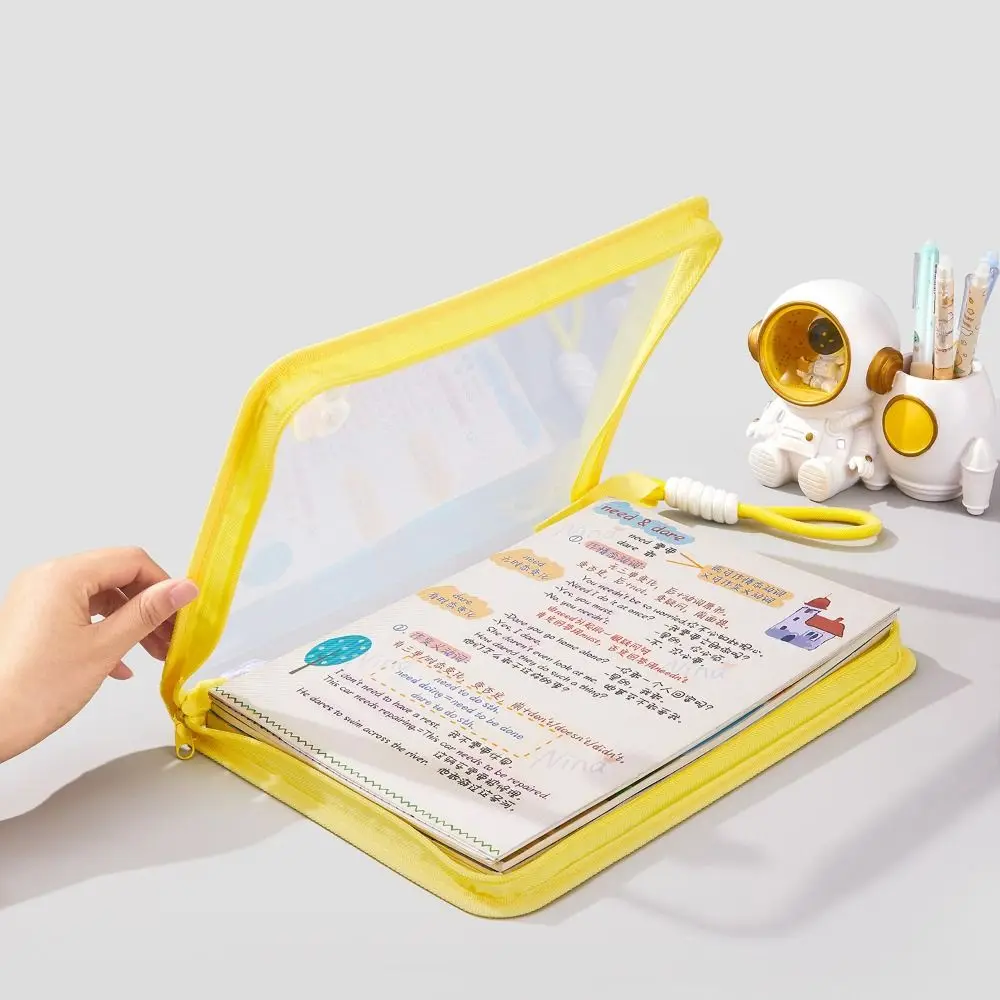 New A4 Zipper File Bag Transparent Large Capacity File Folder Bags Space Saving Multifunction Student Handbag
New A4 Zipper File Bag Transparent Large Capacity File Folder Bags Space Saving Multifunction Student Handbag