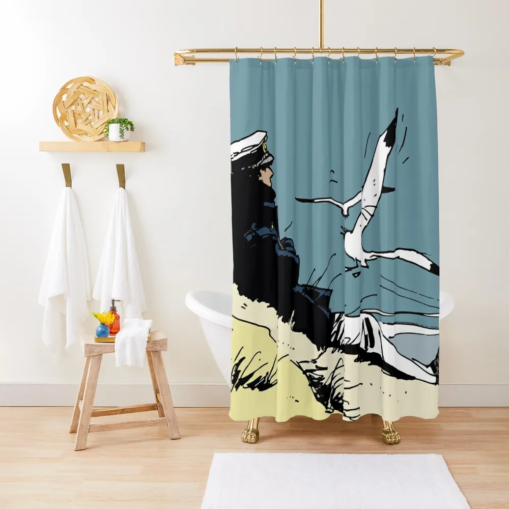 Corto Maltese on the shore Shower Curtain Transparent Bathroom Shower For Bathroom Curtain
Corto Maltese on the shore Shower Curtain Transparent Bathroom Shower For Bathroom Curtain