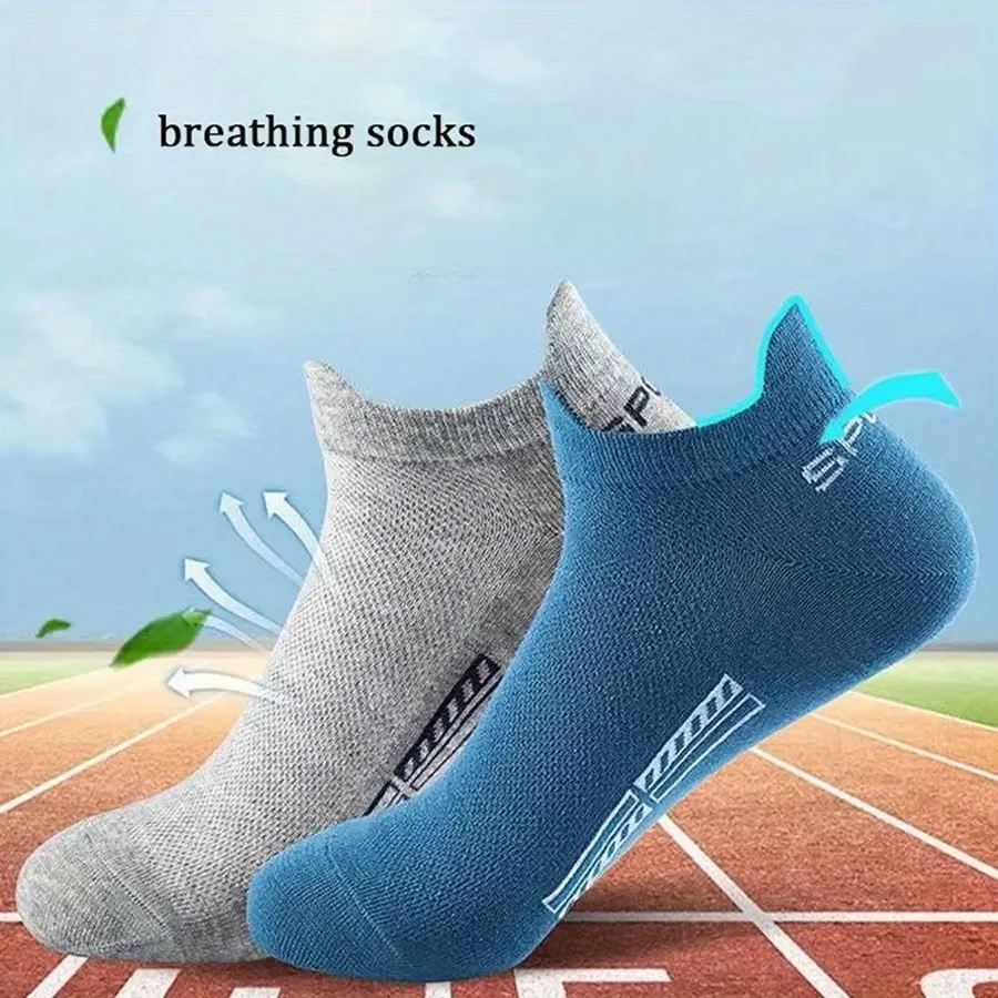 5 Pairs Men’s Low-Cut Ankle Socks, Breathable Mesh Boat Socks, Soft Solid Colors for Daily, Casual & Active Wear
5 Pairs Men’s Low-Cut Ankle Socks, Breathable Mesh Boat Socks, Soft Solid Colors for Daily, Casual & Active Wear