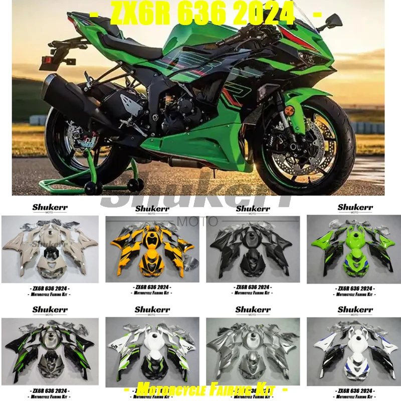 Fit for Kawasaki Ninja Zx6R Zx-6R 636 2024 New Abs Motorcycle Plastics Fairing Kit Injection Mold Bodywork Panel Kit
Fit for Kawasaki Ninja Zx6R Zx-6R 636 2024 New Abs Motorcycle Plastics Fairing Kit Injection Mold Bodywork Panel Kit