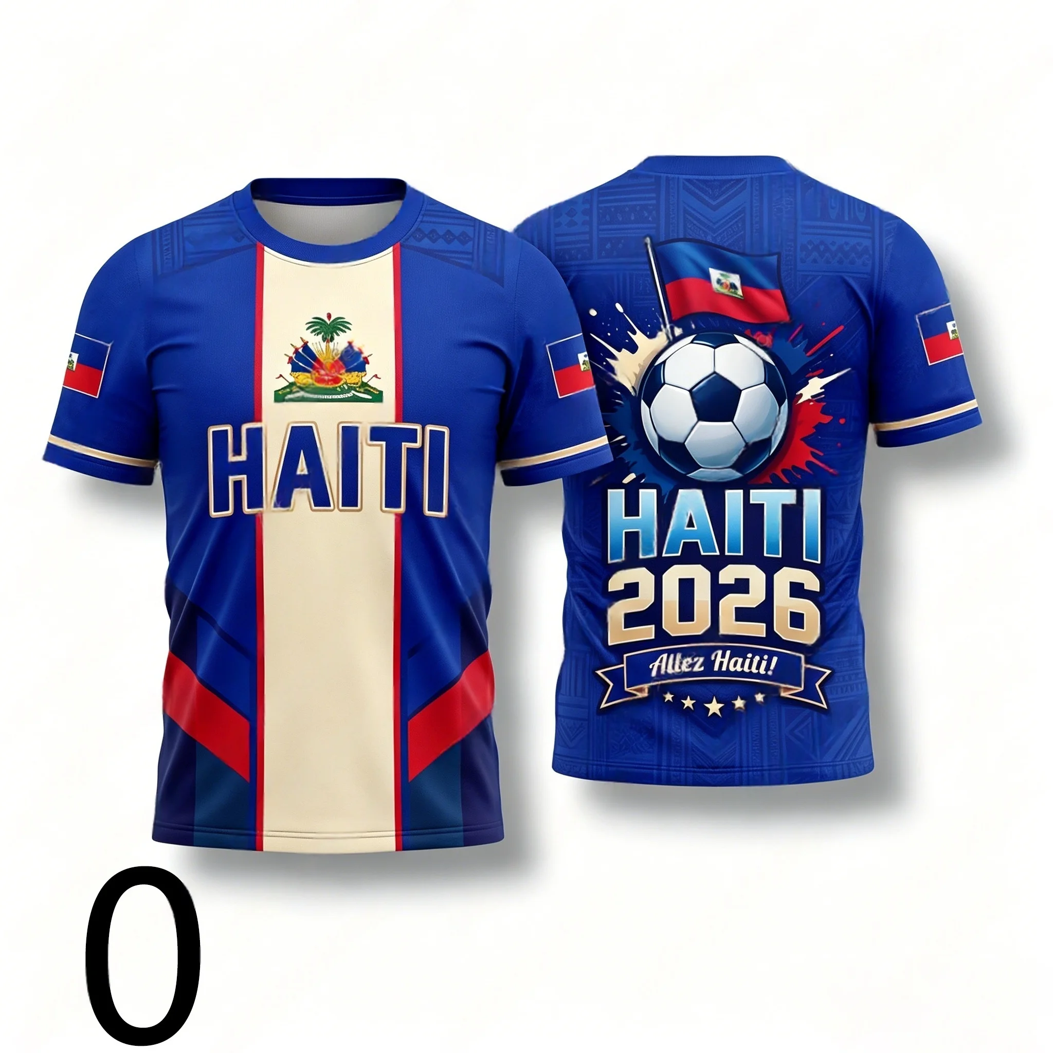 2026 Summer New Haiti Football Jersey with Coat of Arms & Flag Family Matching T-shirt Suitable for Daily and Training Wear Y2K
2026 Summer New Haiti Football Jersey with Coat of Arms & Flag Family Matching T-shirt Suitable for Daily and Training Wear Y2K