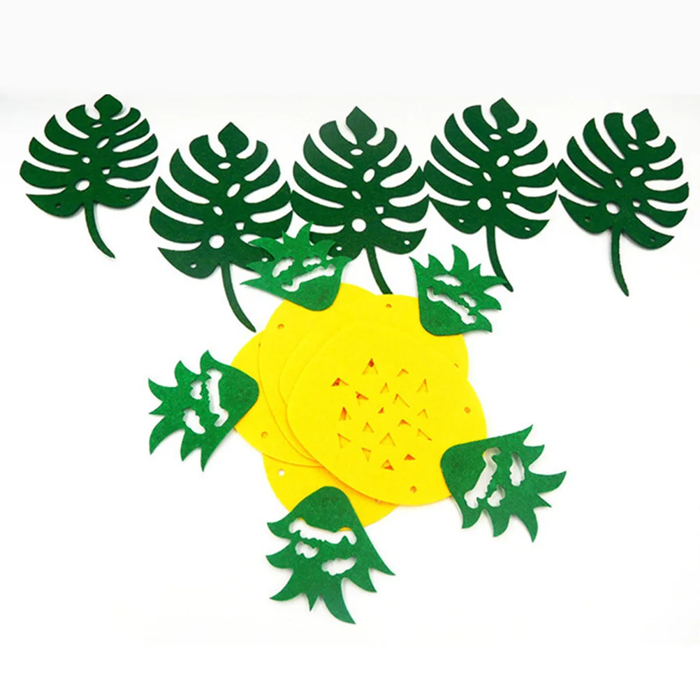 2 pcs Pineapple Pcs Felt Banner Party Decoration Reusable String Wall Hanging nament Party Banner Leaves Design Festival
2 pcs Pineapple Pcs Felt Banner Party Decoration Reusable String Wall Hanging nament Party Banner Leaves Design Festival