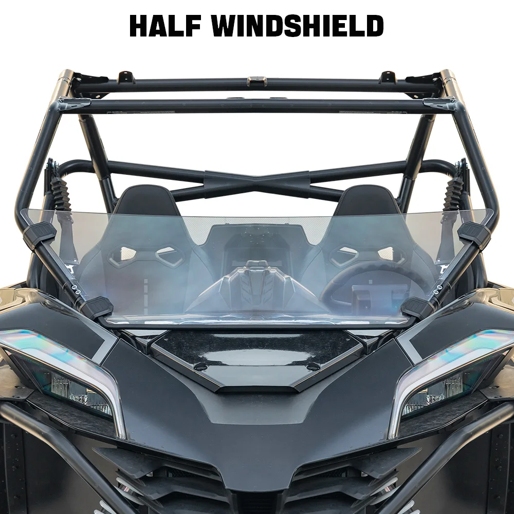UTV Front Half Windshield For CFMOTO for CF MOTO ZForce 950 1000 Sport, HO SPORT, H.O. EX 2020-2024 KEMIMOTO Windscreen
UTV Front Half Windshield For CFMOTO for CF MOTO ZForce 950 1000 Sport, HO SPORT, H.O. EX 2020-2024 KEMIMOTO Windscreen