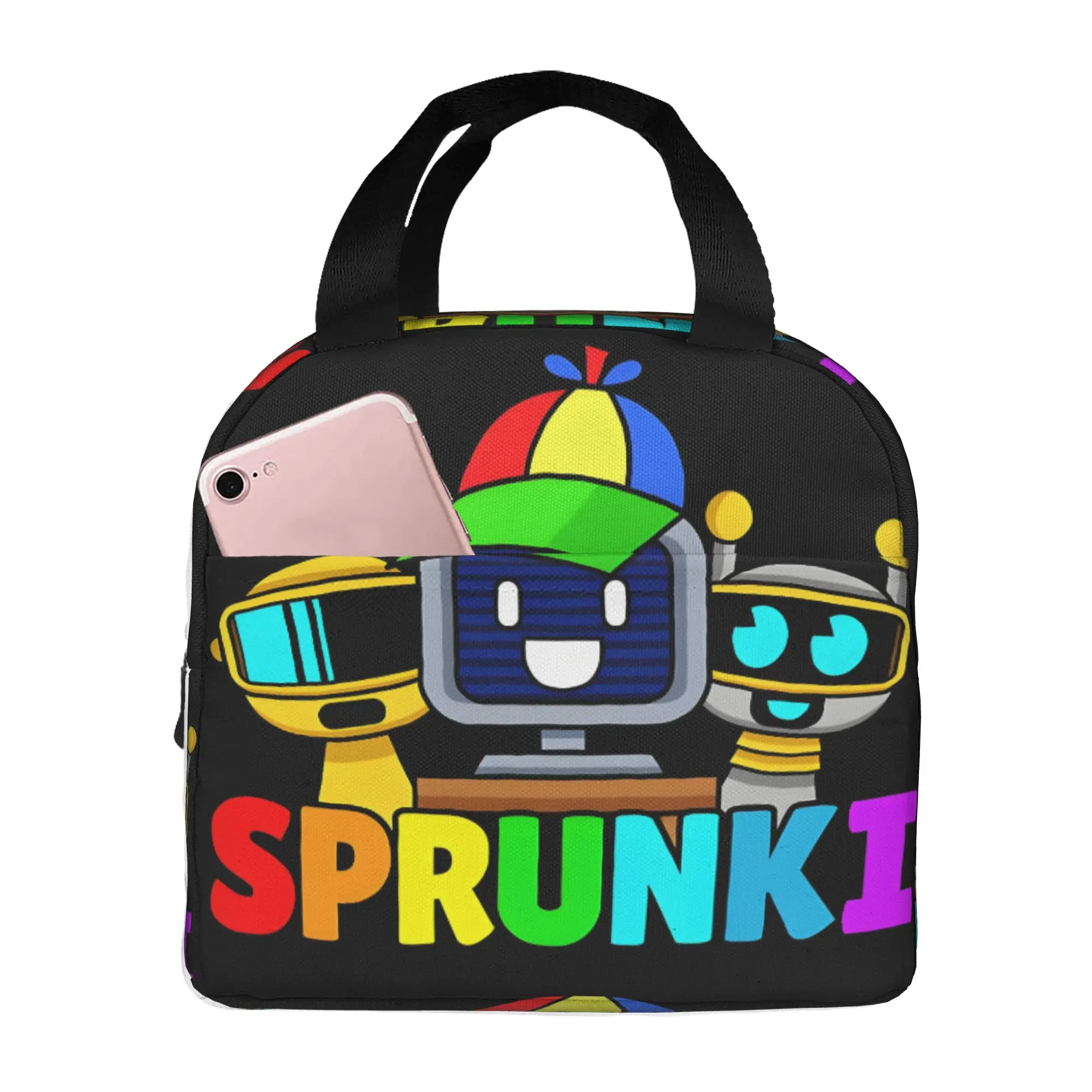 Custom S-Sprunkies Lunch Bag Women Thermal Cooler Insulated Lunch Box for School
Custom S-Sprunkies Lunch Bag Women Thermal Cooler Insulated Lunch Box for School