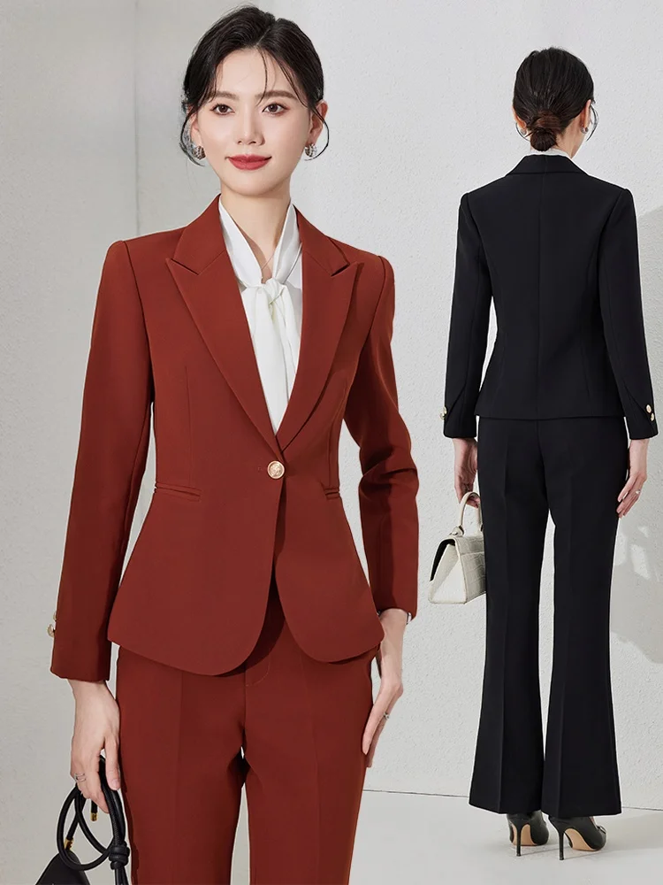 Винно-красный деловой костюм OL для работы, формальный, для выступлений, для руководителей, для повседневной носки, приталенный, однотонный
Винно-красный деловой костюм OL для работы, формальный, для выступлений, для руководителей, для повседневной носки, приталенный, однотонный