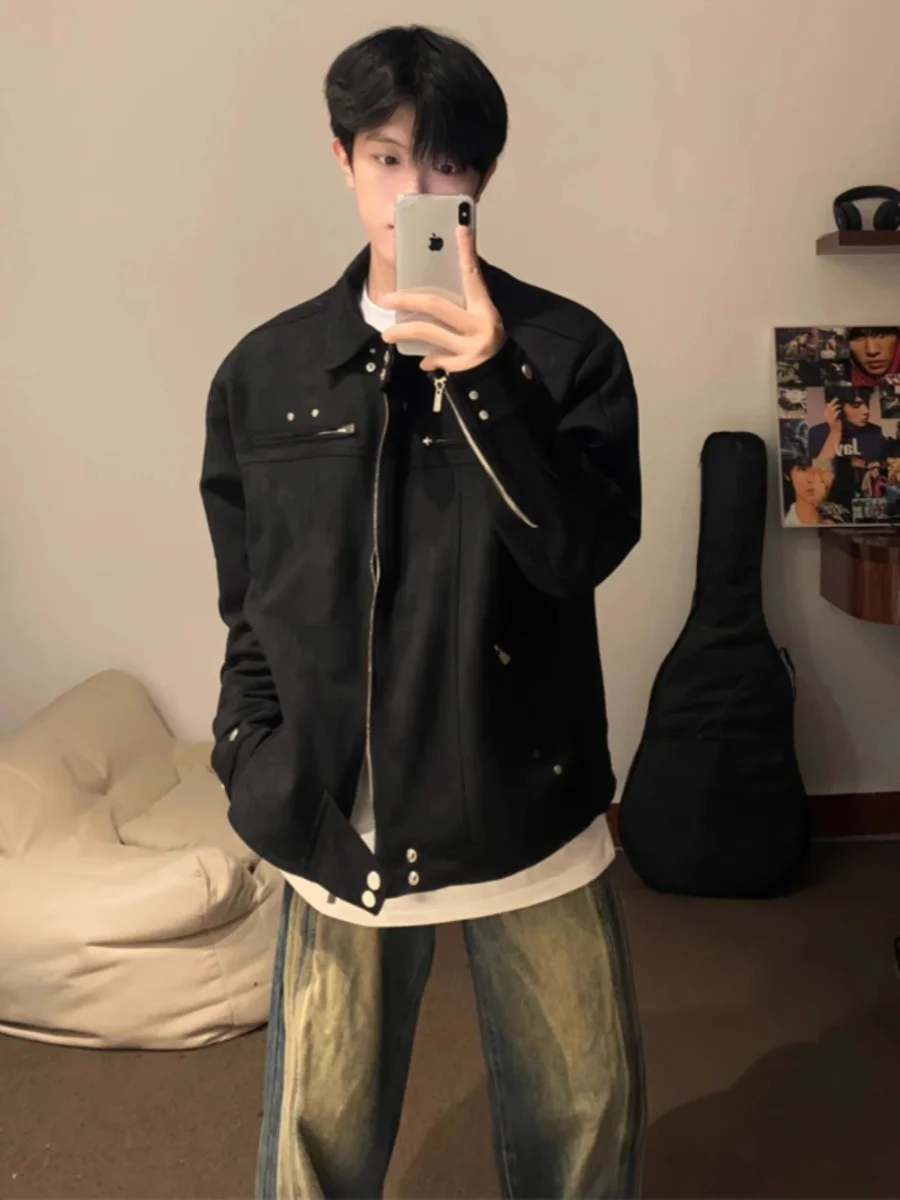 Мужская куртка в американском уличном стиле, весенне-осенняя, в стиле хип-хоп, с отложным воротником, свободного кроя, модная, молодежная, пилотская, немнущаяся
Мужская куртка в американском уличном стиле, весенне-осенняя, в стиле хип-хоп, с отложным воротником, свободного кроя, модная, молодежная, пилотская, немнущаяся