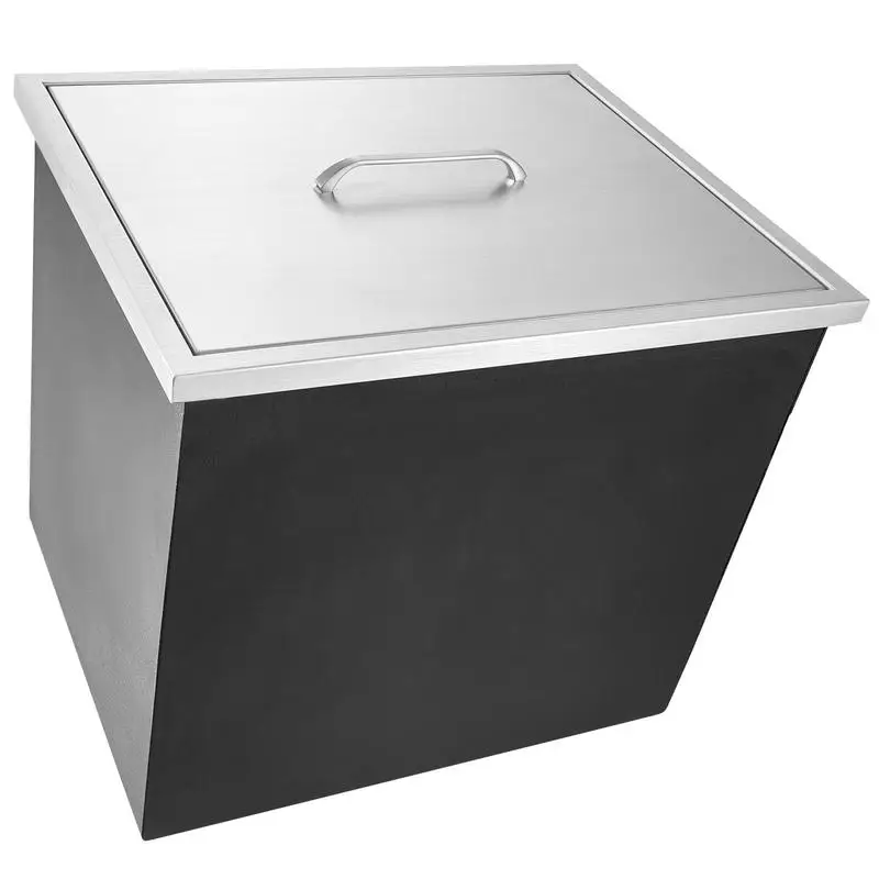 Built-in Beverage Chiller 21"L x 17"W x 18"H For Outdoor Kitchen, BBQ Island, Patio Bar, 40qt Capacity Included Lid Drain-pipe Drain Plug Metal Construction Insulated Ice Bin Cold Wine Beer Storage
Built-in Beverage Chiller 21"L x 17"W x 18"H For Outdoor Kitchen, BBQ Island, Patio Bar, 40qt Capacity Included Lid Drain-pipe Drain Plug Metal Construction Insulated Ice Bin Cold Wine Beer Storage