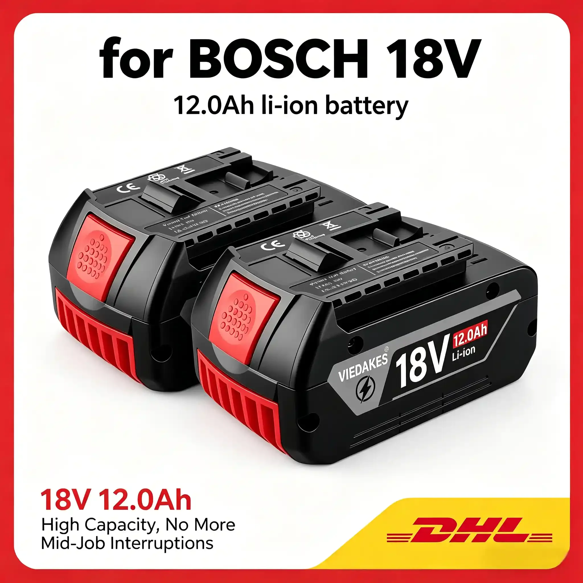 Литиевая батарея 18В 10.0Ач для Bosch 18В, совместимая с BAT608, BAT618, BAT622, GBA18V, аккумулятор для электроинструментов 18В
Литиевая батарея 18В 10.0Ач для Bosch 18В, совместимая с BAT608, BAT618, BAT622, GBA18V, аккумулятор для электроинструментов 18В