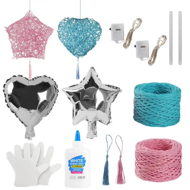 Arts And Crafts For Girls Upgraded Three-Dimensional Creative 3D String Art Kit Heart Star Round Lantern Toys With LED Bulbs
Arts And Crafts For Girls Upgraded Three-Dimensional Creative 3D String Art Kit Heart Star Round Lantern Toys With LED Bulbs
