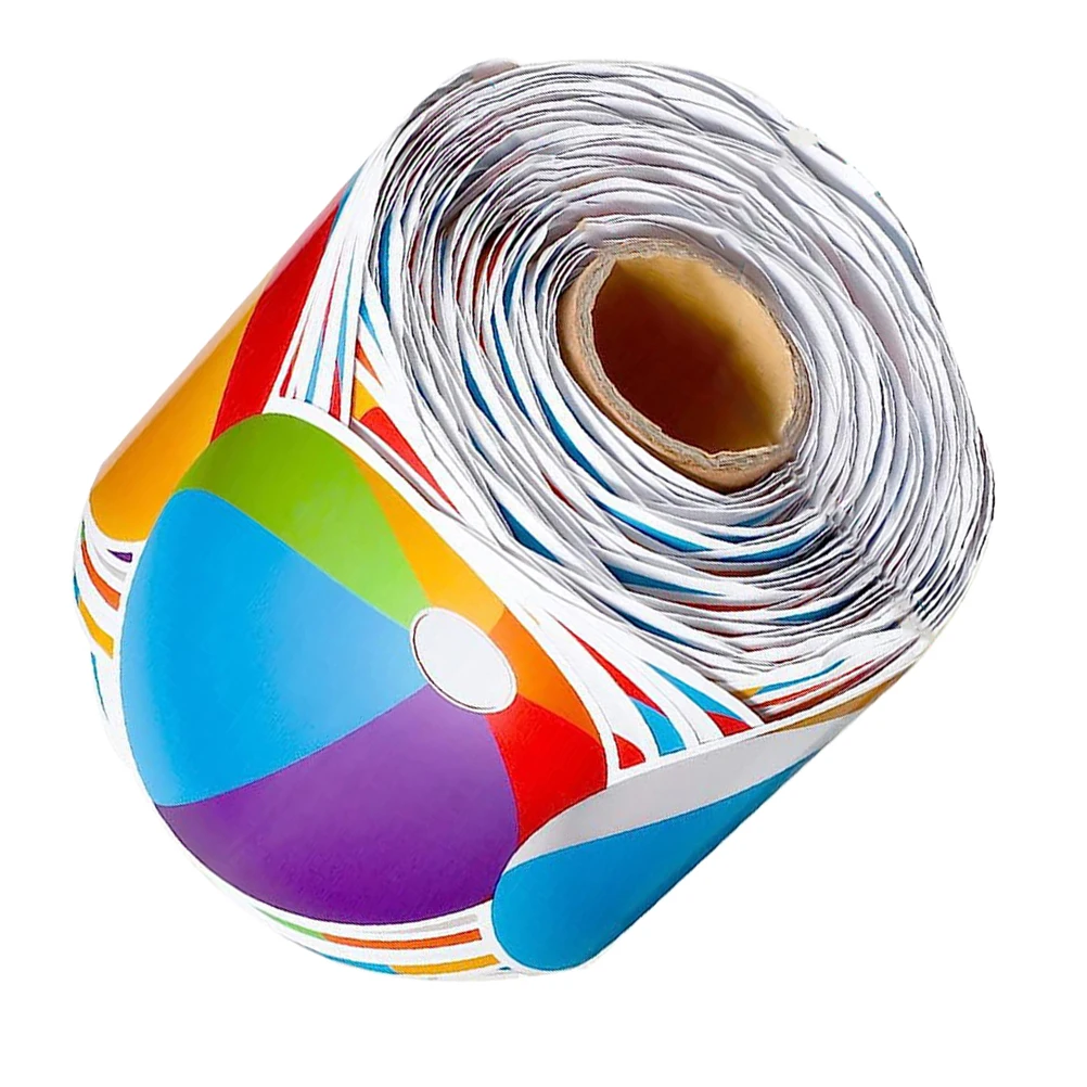 Beach Ball Border Sticker Themed Trim for Bulletin Board Blackboard Pattern Paper
Beach Ball Border Sticker Themed Trim for Bulletin Board Blackboard Pattern Paper