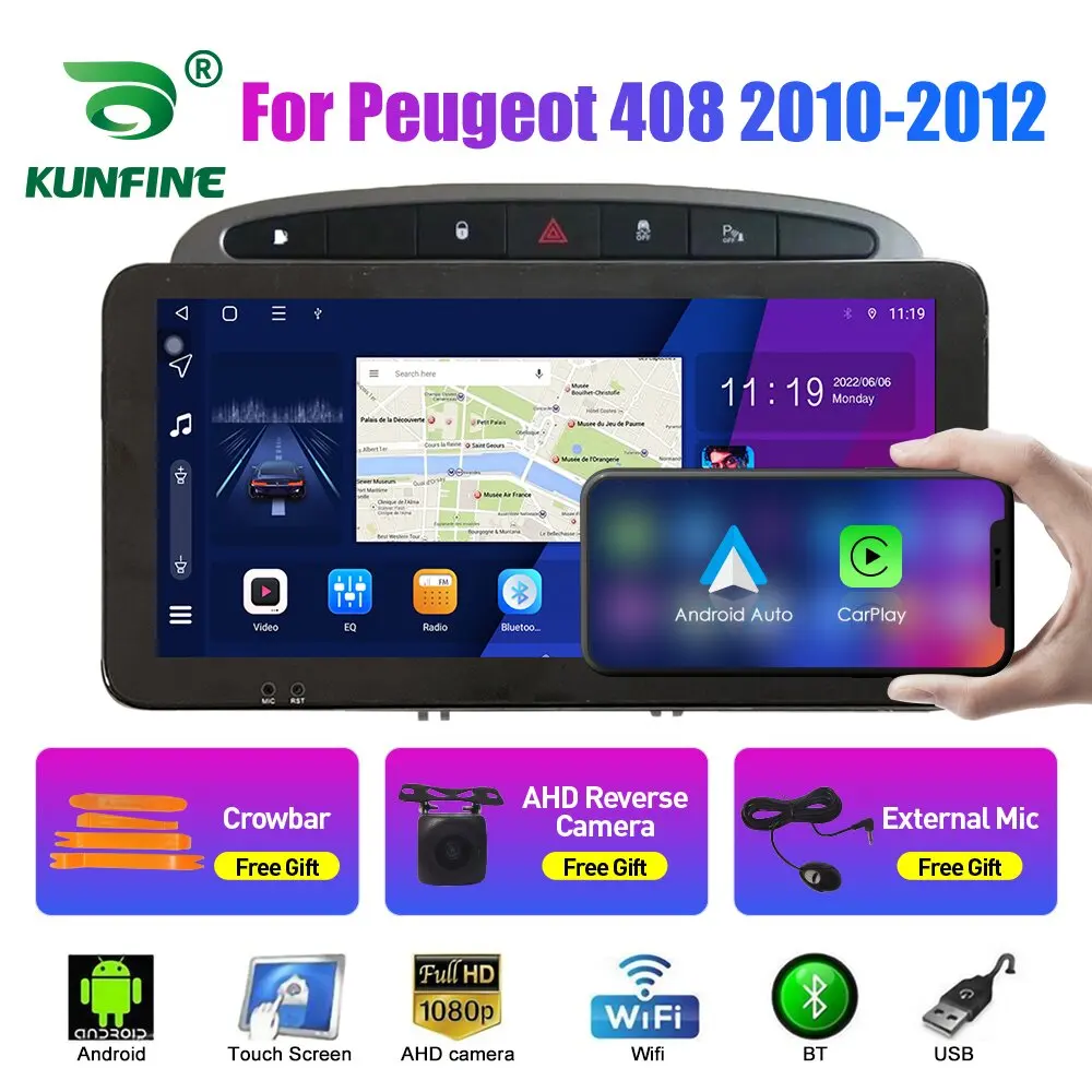 10,33-дюймовый автомобильный радиоприемник для Peugeot 308 408 2010-12 2Din Android, восьмиядерный автомобильный стерео DVD, GPS-навигатор, плеер, QLED-экран Carplay
10,33-дюймовый автомобильный радиоприемник для Peugeot 308 408 2010-12 2Din Android, восьмиядерный автомобильный стерео DVD, GPS-навигатор, плеер, QLED-экран Carplay