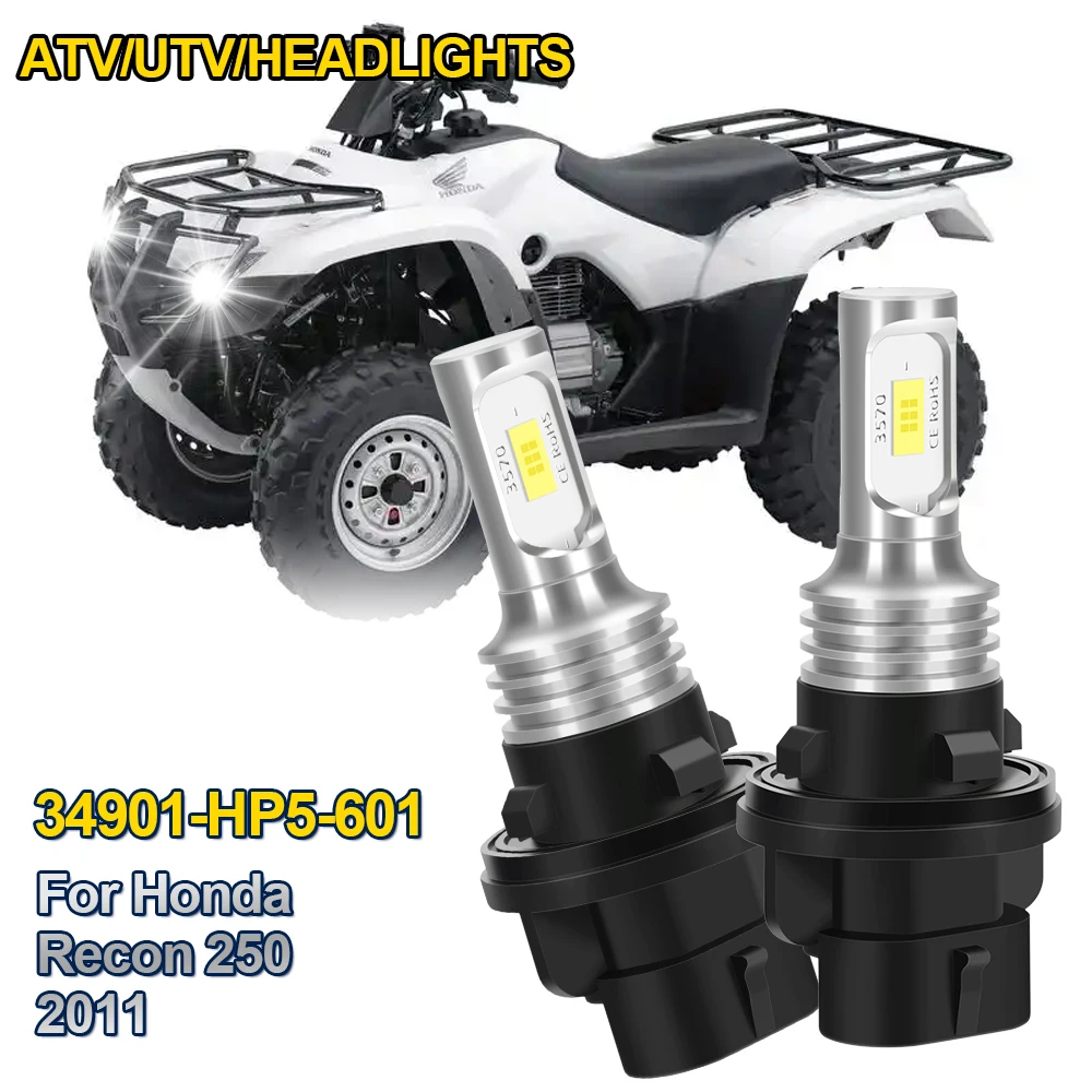 2x For Honda Recon 250 2011 HP5 CSP Chips LED Headlight 34901-HP5-601 fog Bulb Xenon 6000k White Bulbs
2x For Honda Recon 250 2011 HP5 CSP Chips LED Headlight 34901-HP5-601 fog Bulb Xenon 6000k White Bulbs