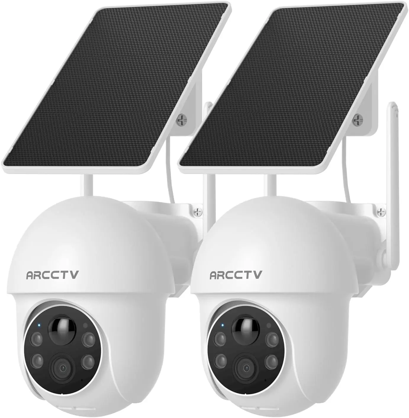 4MP Solar Security Camera Wireless Outdoor, 360° View Battery Powered with Night Vision Spotlight, 2-Way Audio PIR Motion Sensor
4MP Solar Security Camera Wireless Outdoor, 360° View Battery Powered with Night Vision Spotlight, 2-Way Audio PIR Motion Sensor