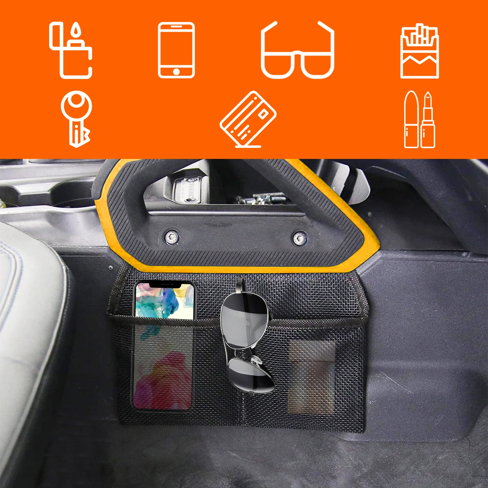 Center Console Side Handle Tray Organizer For Ford Bronco 2/4 Door 2021 2022 Car Interior Accessories Seat Mesh Pocket Organizer
Center Console Side Handle Tray Organizer For Ford Bronco 2/4 Door 2021 2022 Car Interior Accessories Seat Mesh Pocket Organizer