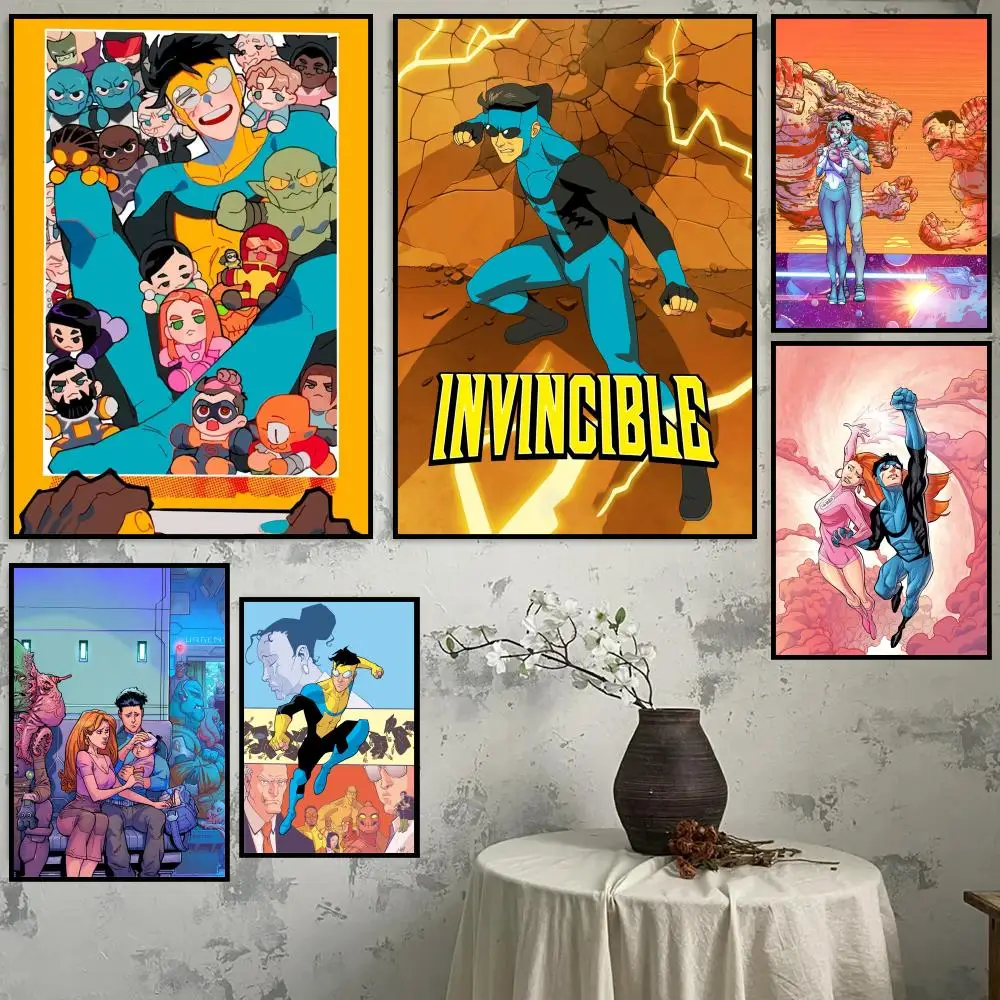 I-Invincible Cartoon Anime Painting Calligraphy HD Waterproof Canvas Poster Nordic Aesthetic Wall Decor for Home Bar
I-Invincible Cartoon Anime Painting Calligraphy HD Waterproof Canvas Poster Nordic Aesthetic Wall Decor for Home Bar