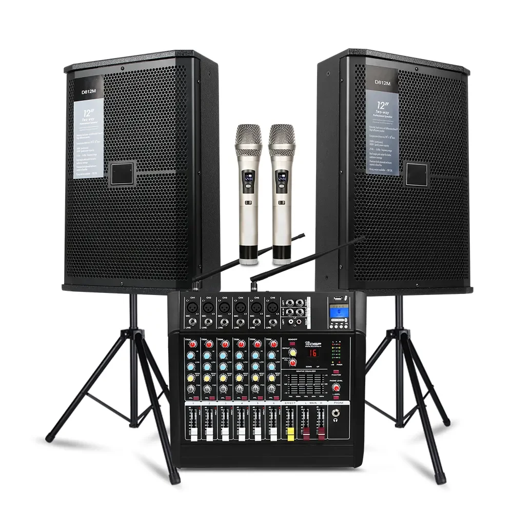 D812 High Quality Sound Equipment 12 Inch Professional Sound System Speaker Set For Stage Performance Church
D812 High Quality Sound Equipment 12 Inch Professional Sound System Speaker Set For Stage Performance Church