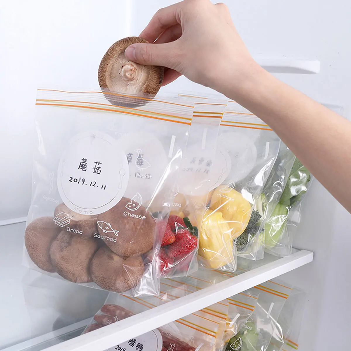 1Set Food Sealed Bag Double Rib Style Eco-Friendly Transparent Storage Bag Leak Proof Fresh Keeping Pouch for Food
1Set Food Sealed Bag Double Rib Style Eco-Friendly Transparent Storage Bag Leak Proof Fresh Keeping Pouch for Food