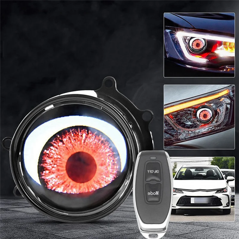 Devil Eye LED Headlight Kit Car Dynamic Lights 12V With Remote Control Control Eyes Retrofit Kits Headlight Assembly
Devil Eye LED Headlight Kit Car Dynamic Lights 12V With Remote Control Control Eyes Retrofit Kits Headlight Assembly
