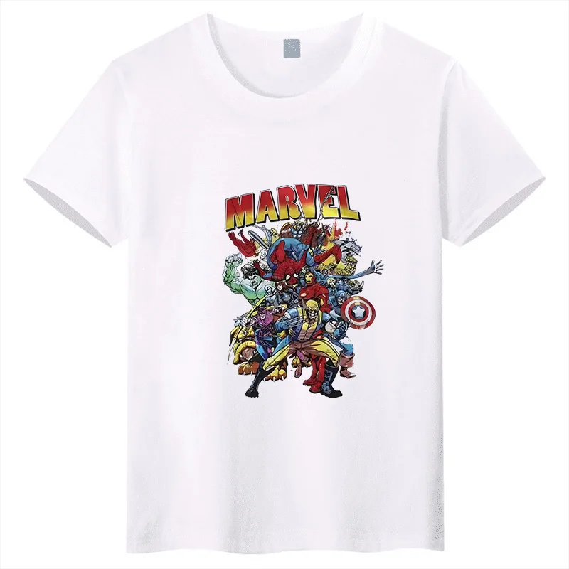 New Marvel Hero Collection Cartoon Printed Children's T-shirt Pure Cotton Color Parent Child Short Sleeve
New Marvel Hero Collection Cartoon Printed Children's T-shirt Pure Cotton Color Parent Child Short Sleeve