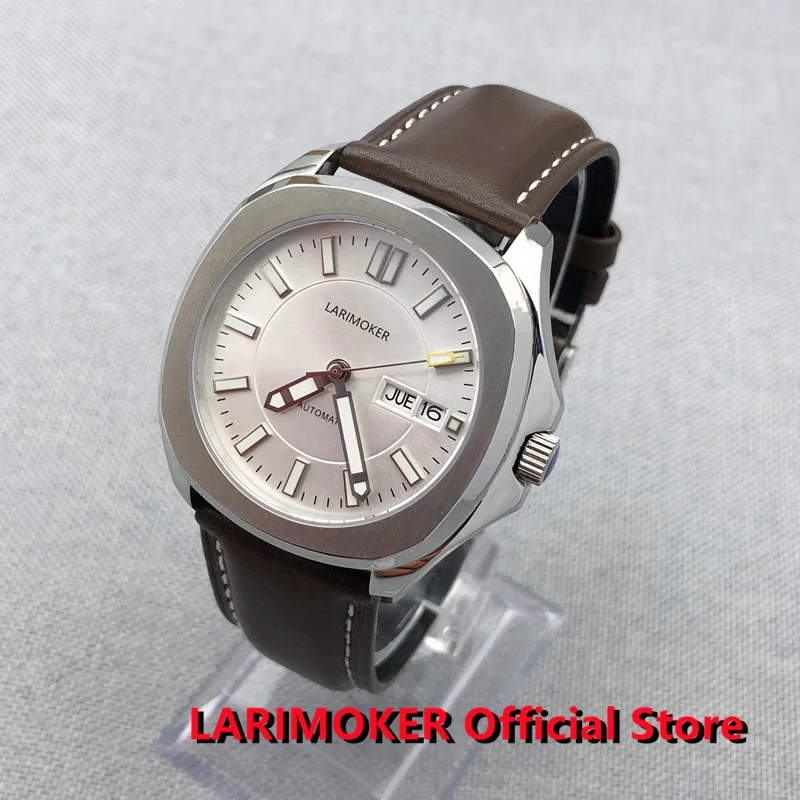 LARIMOKER 2022 Luxury New 41mm Men's White NH36 Dial Vintage Mechanical Automatic Watch Luminous Dial Sapphire Glass Belt
LARIMOKER 2022 Luxury New 41mm Men's White NH36 Dial Vintage Mechanical Automatic Watch Luminous Dial Sapphire Glass Belt
