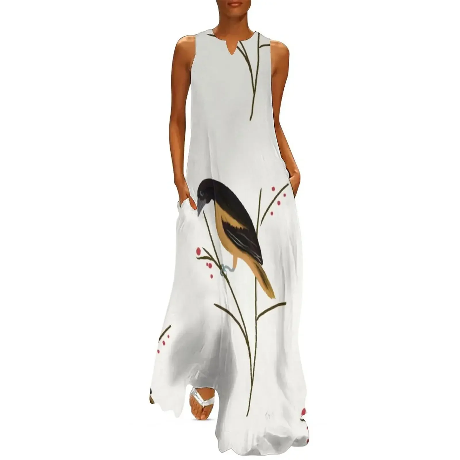 Oriole in a Mulberry Tree Long Dress women's summer jumpsuit dress party night Elegant gowns Dress
Oriole in a Mulberry Tree Long Dress women's summer jumpsuit dress party night Elegant gowns Dress