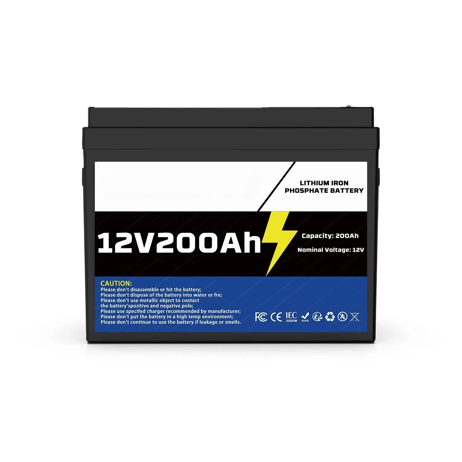 CY CUSTOM Deep Cycle Lifepo4 Lithium Ion Battery 12.8V 200Ah 2560Wh 6000-Cycle Pack for RV Marine Boat
CY CUSTOM Deep Cycle Lifepo4 Lithium Ion Battery 12.8V 200Ah 2560Wh 6000-Cycle Pack for RV Marine Boat