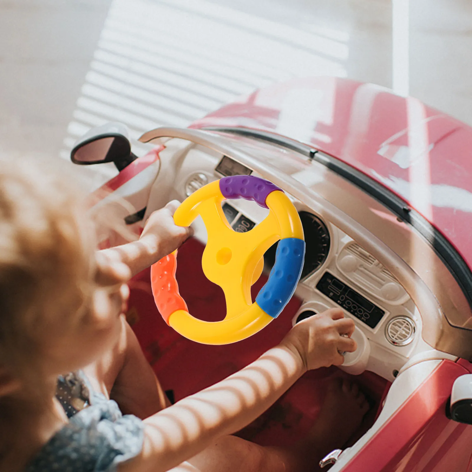 Car Steering Wheel Simulated Driving Plastic Steering Wheel for Kids Swing Cars Bumper Cars Comfortable Grip Accessory
Car Steering Wheel Simulated Driving Plastic Steering Wheel for Kids Swing Cars Bumper Cars Comfortable Grip Accessory