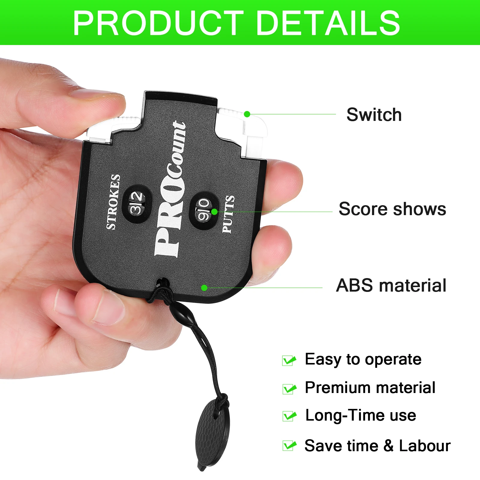 4pcs Golf Scorer Golfs Counters Sports Handheld ABS Stroke Counter 2 Black Shell White Button 2 White Shell Black Button
4pcs Golf Scorer Golfs Counters Sports Handheld ABS Stroke Counter 2 Black Shell White Button 2 White Shell Black Button