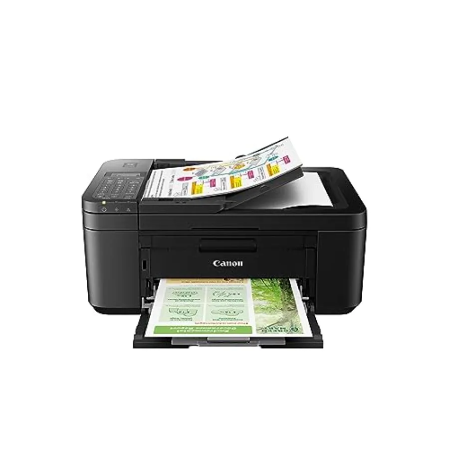 Home use wireless all-in-one printer with auto document feeder, mobile printing, built-in fax, black plastic housing, compact d
Home use wireless all-in-one printer with auto document feeder, mobile printing, built-in fax, black plastic housing, compact d