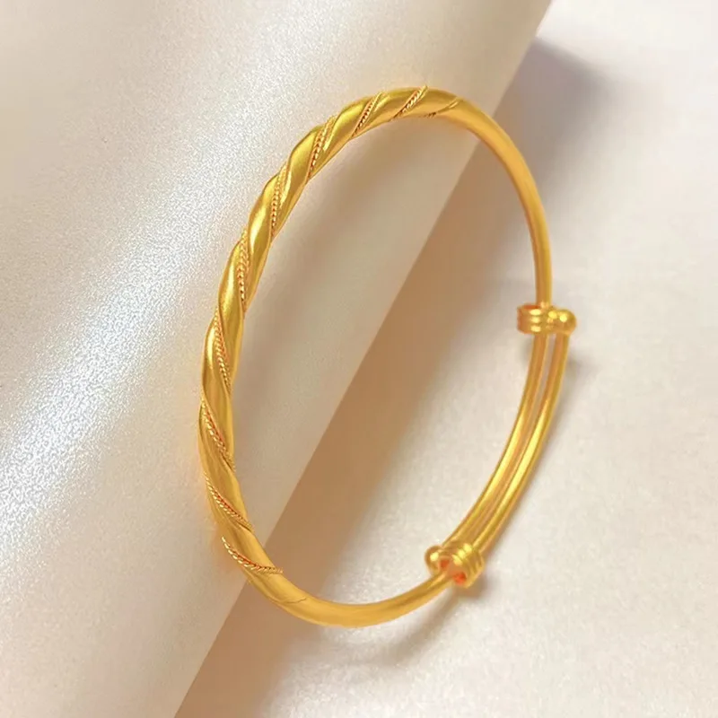 New4nTwist Pattern Women's Bracelet Sand Bracelet Brass Plated Ancient Craft Heritage Niche Design In Stock One Piece Wholesale
New4nTwist Pattern Women's Bracelet Sand Bracelet Brass Plated Ancient Craft Heritage Niche Design In Stock One Piece Wholesale