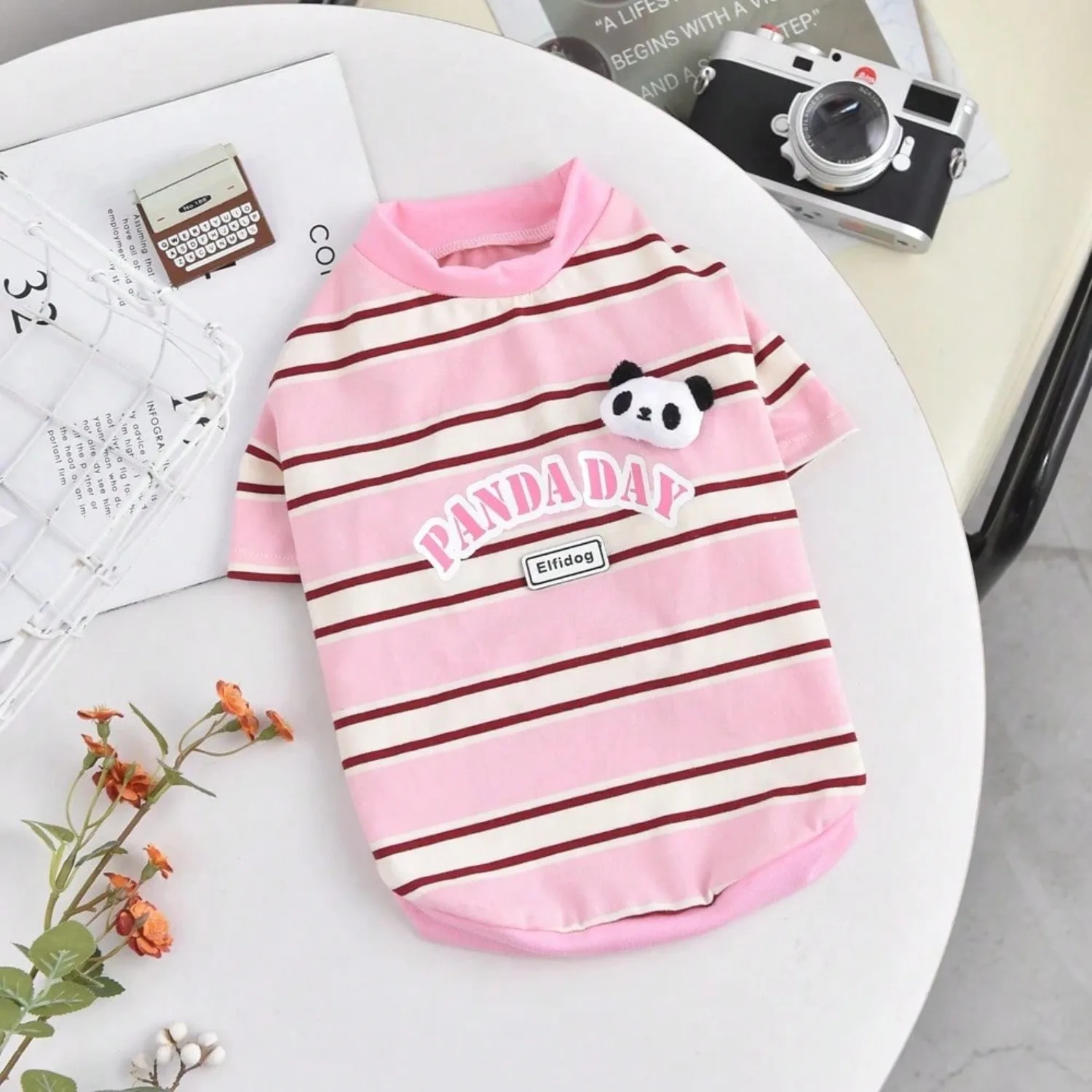 Striped Panda Dog Clothes For French Bulldog Chihuahua Small Dogs Puppy Pullover Fashion Cat Pet Outfit Daily Wear Apparel XS 4L
Striped Panda Dog Clothes For French Bulldog Chihuahua Small Dogs Puppy Pullover Fashion Cat Pet Outfit Daily Wear Apparel XS 4L