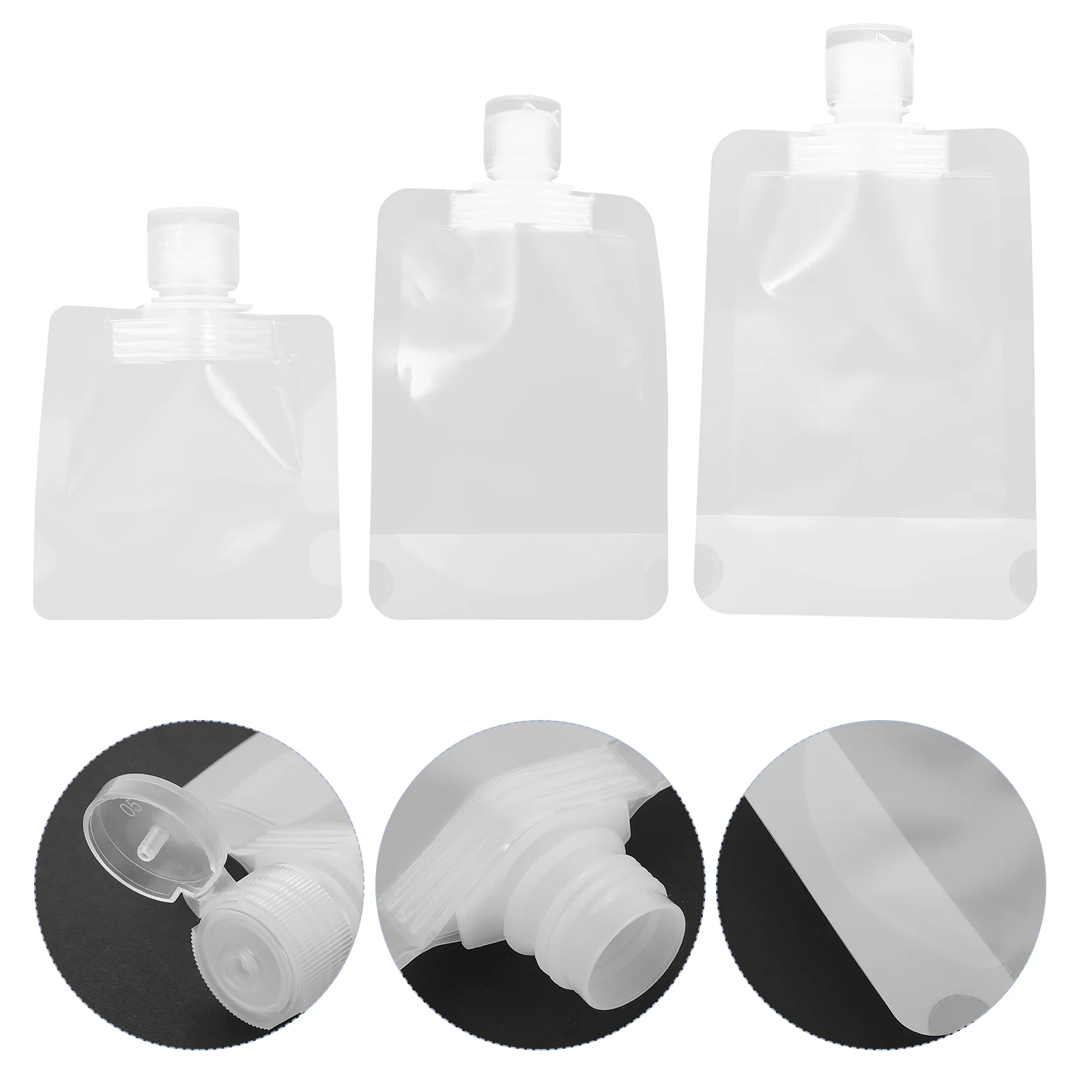 15PCS Travel Squeeze Travel Cosmetics Bag Bags Tight Closure for Shampoo Body Lotion Cosmetics Safe Material
15PCS Travel Squeeze Travel Cosmetics Bag Bags Tight Closure for Shampoo Body Lotion Cosmetics Safe Material
