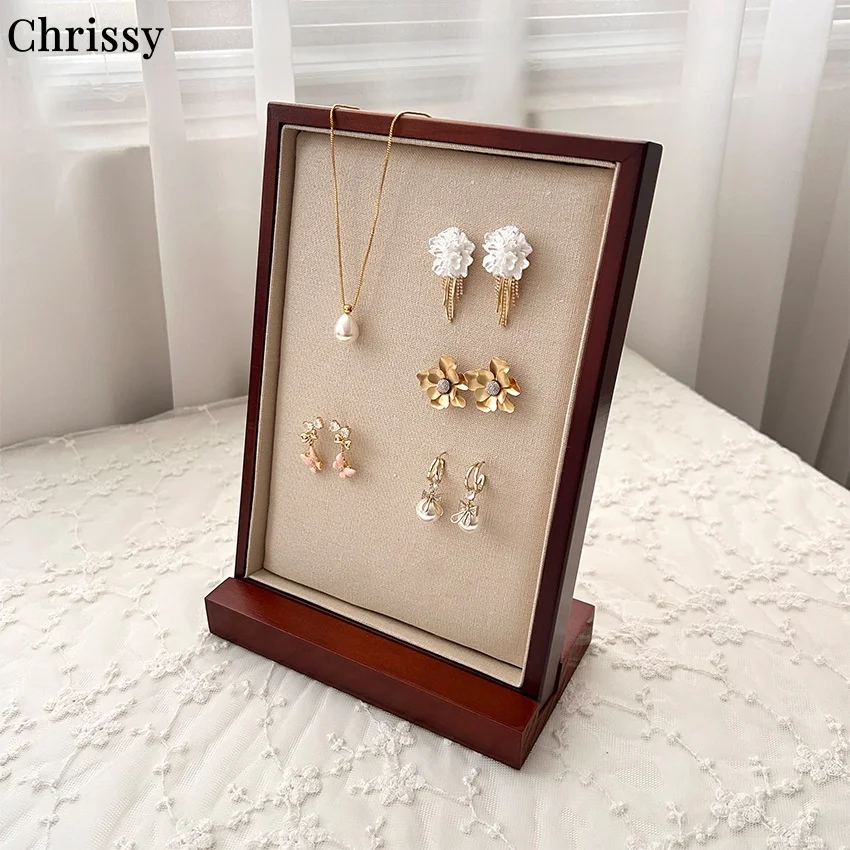 Wooden Jewelry Display Boards Showing Rack Freestanding Display Holder Storage Jewelry Tray for Counter Shop Showroom
Wooden Jewelry Display Boards Showing Rack Freestanding Display Holder Storage Jewelry Tray for Counter Shop Showroom
