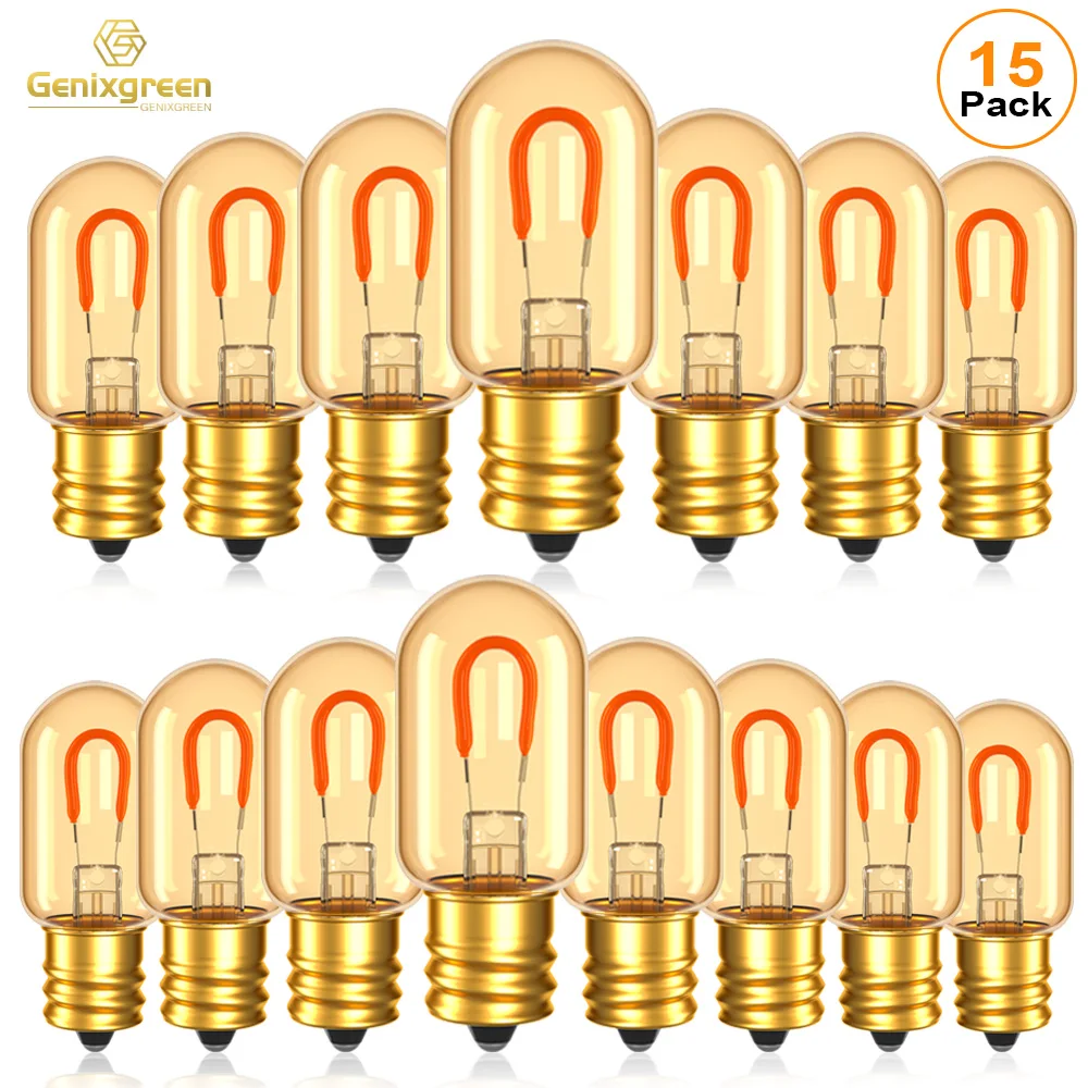 E12 E14 LED Bulb T22 1W Amber Edison Bulbs 220V Warm White Tubular LED Bulb for Pendant Vanity Chandeliers Indoor Lighting
E12 E14 LED Bulb T22 1W Amber Edison Bulbs 220V Warm White Tubular LED Bulb for Pendant Vanity Chandeliers Indoor Lighting