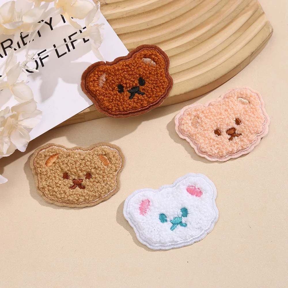 4 Colors Plush Bear Self-adhesive Stickers Cute Animal Cartoon Embroidered Patches for Backpacks Embroidery Patch for Clothes
4 Colors Plush Bear Self-adhesive Stickers Cute Animal Cartoon Embroidered Patches for Backpacks Embroidery Patch for Clothes