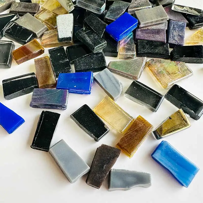 Diy taobao 100g Irregular colored fragments DIY creative craft Mosaic mosaic art Glass granules Translucent 180
Diy taobao 100g Irregular colored fragments DIY creative craft Mosaic mosaic art Glass granules Translucent 180
