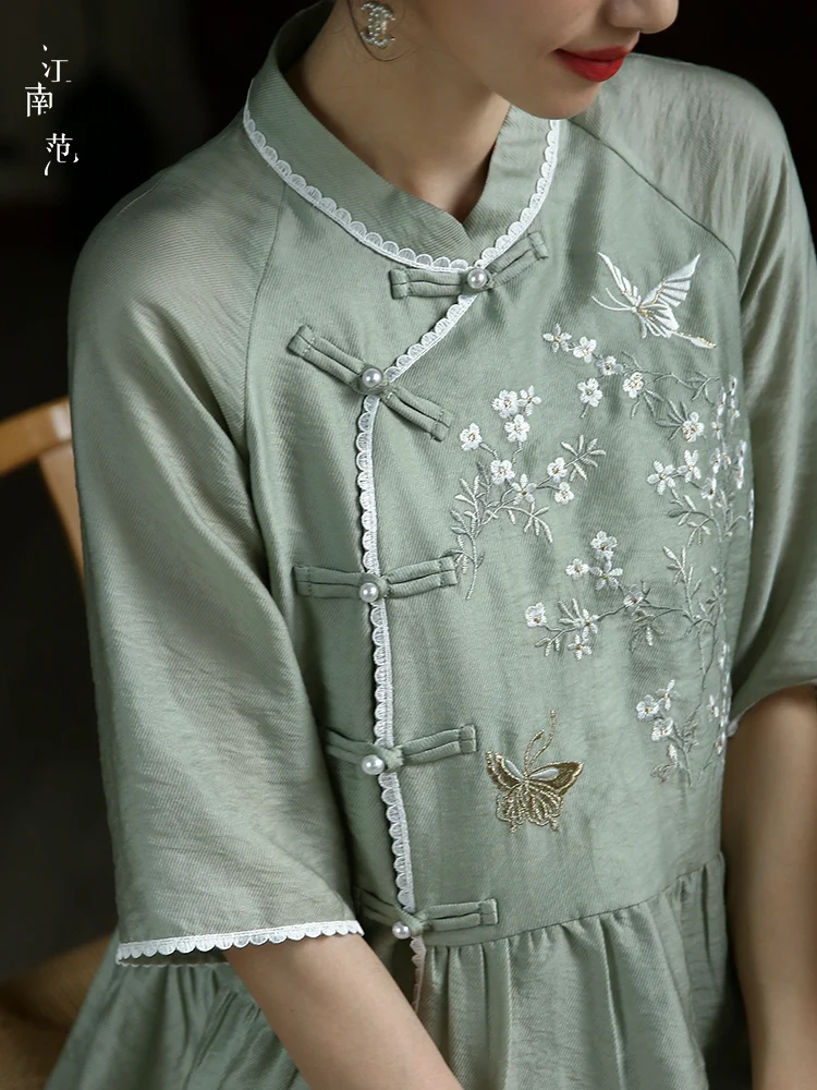 een Retro A-Line Dr Loose Fitting Conceals Belly Flattering plus Size Jiangnan Sle Daily Improved Dr
een Retro A-Line Dr Loose Fitting Conceals Belly Flattering plus Size Jiangnan Sle Daily Improved Dr