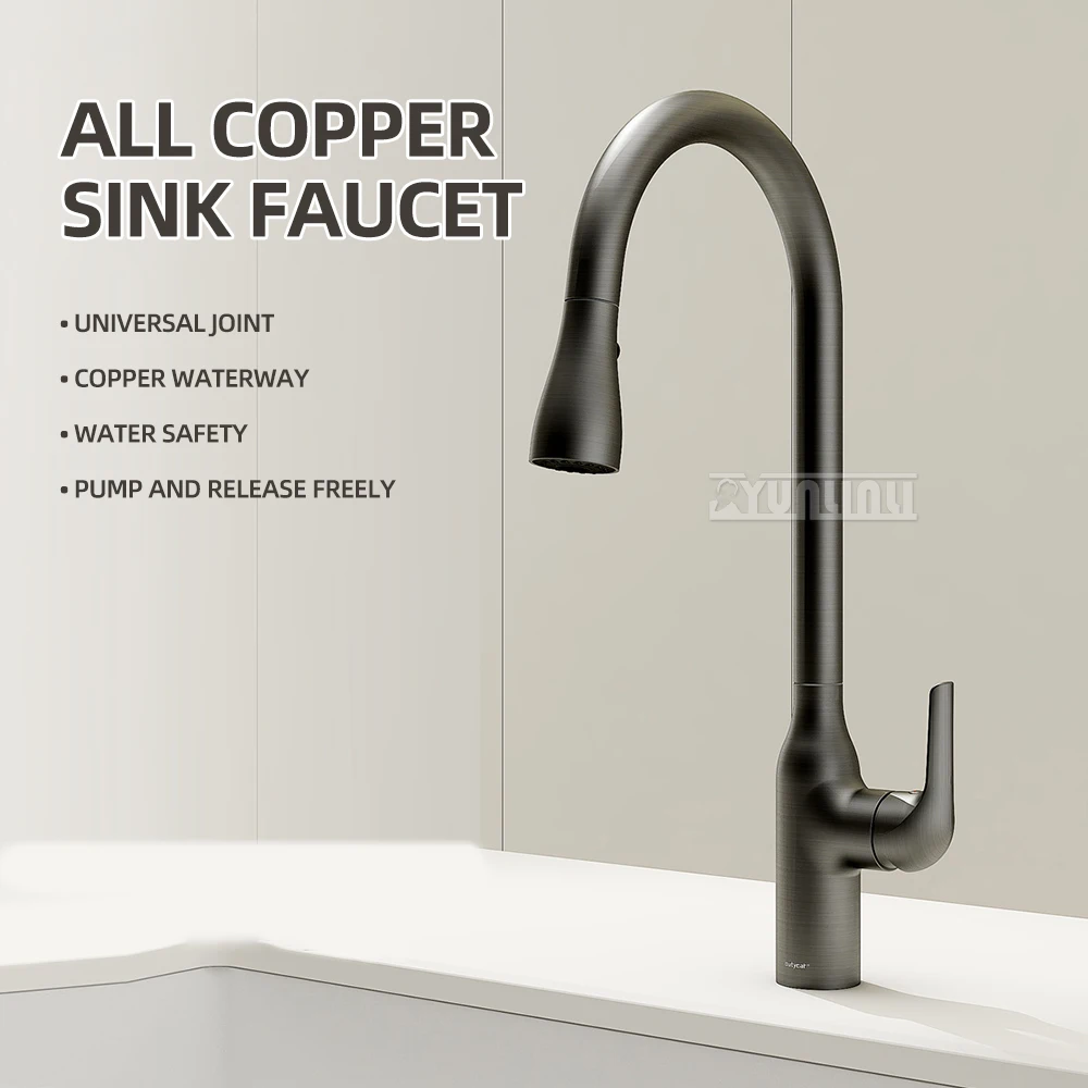 Factory Vegetable Washing Basin Faucet Hot and Cold All Copper Sink Faucet Household Pull-out Kitchen Faucet
Factory Vegetable Washing Basin Faucet Hot and Cold All Copper Sink Faucet Household Pull-out Kitchen Faucet