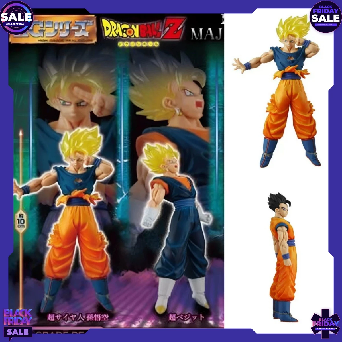 10cm Dragon Ball HG05 Gashapon Majin Buu Saga Goku Vegeta Gohan Anime PVC Mini Figurine Desktop Ornament Collectible Model
10cm Dragon Ball HG05 Gashapon Majin Buu Saga Goku Vegeta Gohan Anime PVC Mini Figurine Desktop Ornament Collectible Model