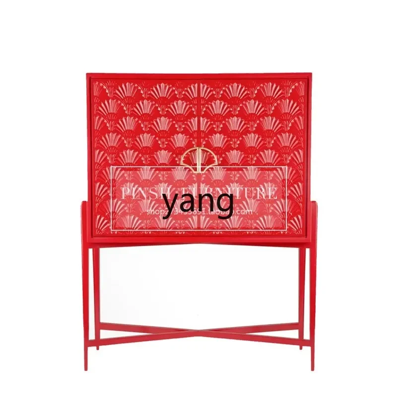 LMM Sideboard Dining Room Vertical Cabinet Wine Cabinet Italian Red Entrance Decoration Locker
LMM Sideboard Dining Room Vertical Cabinet Wine Cabinet Italian Red Entrance Decoration Locker