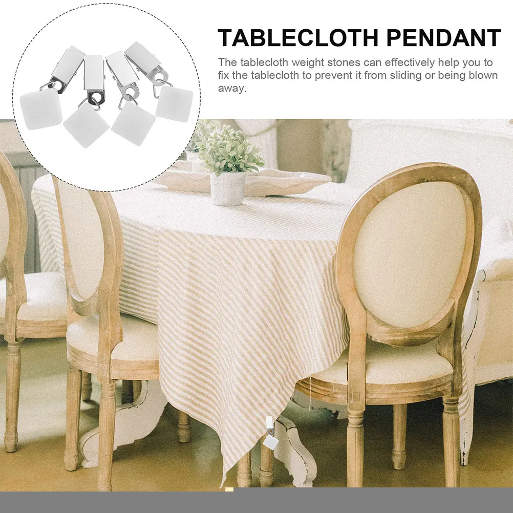 6 Pcs Tablecloth Weights Black Clips Reusable Outdoor Camping Kitchen Dining Room Anti Wind Fixation Decorative Table Cover
6 Pcs Tablecloth Weights Black Clips Reusable Outdoor Camping Kitchen Dining Room Anti Wind Fixation Decorative Table Cover
