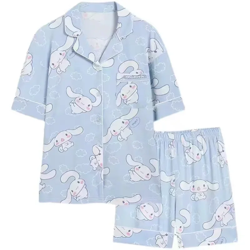 New Sanrio Kawaii Anime Cartoon series melody Kuromi Cinnamoroll Creative Exquisite Cute Girl Pajamas Home Clothing Hot Sale
New Sanrio Kawaii Anime Cartoon series melody Kuromi Cinnamoroll Creative Exquisite Cute Girl Pajamas Home Clothing Hot Sale