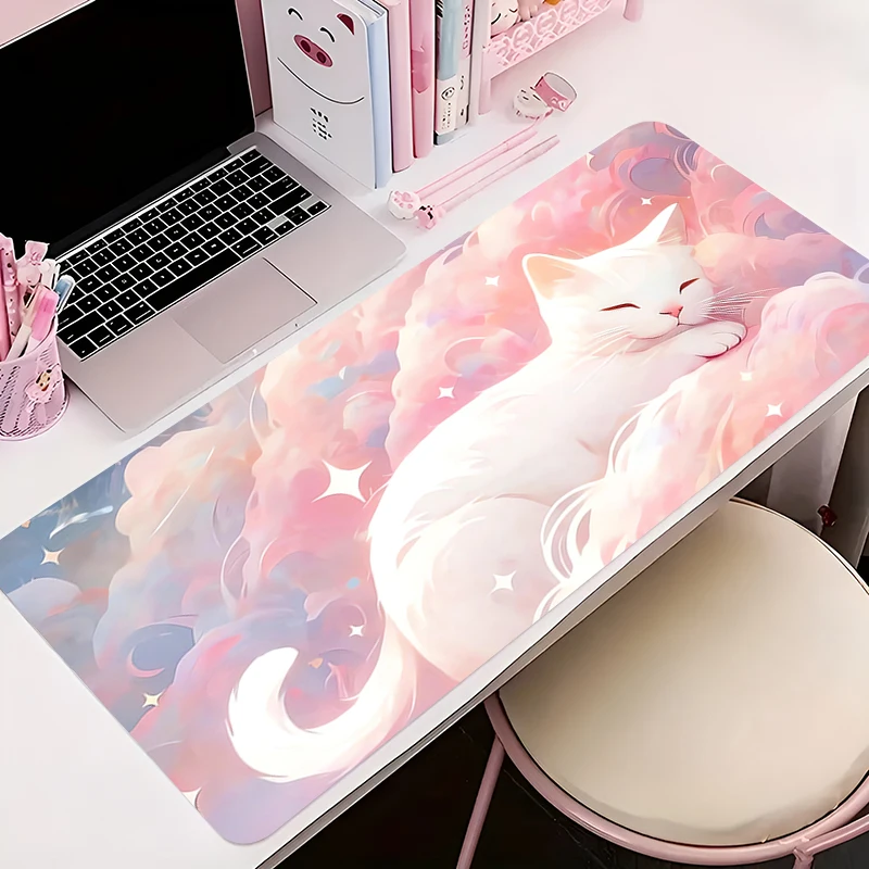Коврик для мыши Clouds Cat, расширенный игровой коврик для мыши с прошитыми краями, настольный коврик, нескользящая основа, коврик для компьютерной клавиатуры для ноутбука
Коврик для мыши Clouds Cat, расширенный игровой коврик для мыши с прошитыми краями, настольный коврик, нескользящая основа, коврик для компьютерной клавиатуры для ноутбука